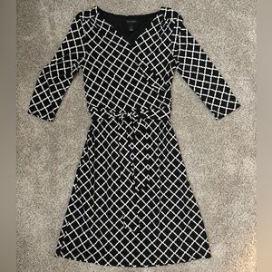 White House Black Market Faux Wrap dress Size 2